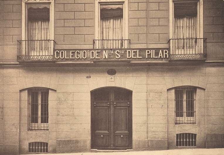 Edificio de Claudio Coello 41, en el que se impartían las clases de segunda enseñanza.