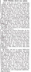 Necrológica de D. Pedro Ruiz de Azúa