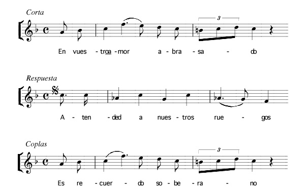 “En vuestro amor abrasados...” incluido en la obra “Gozos a Nuestra Señora del Pilar”