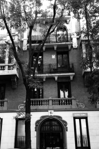 Fachada de la casa de Castelló núm. 46 (antiguo núm. 40)