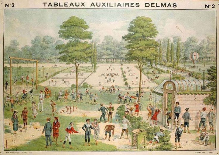 Tableaux Delmas para la enseñanza del francés.