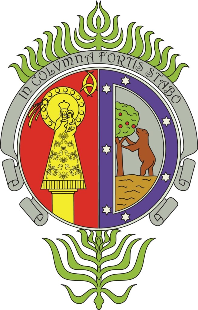 Versión más reciente del escudo del colegio del Pilar.