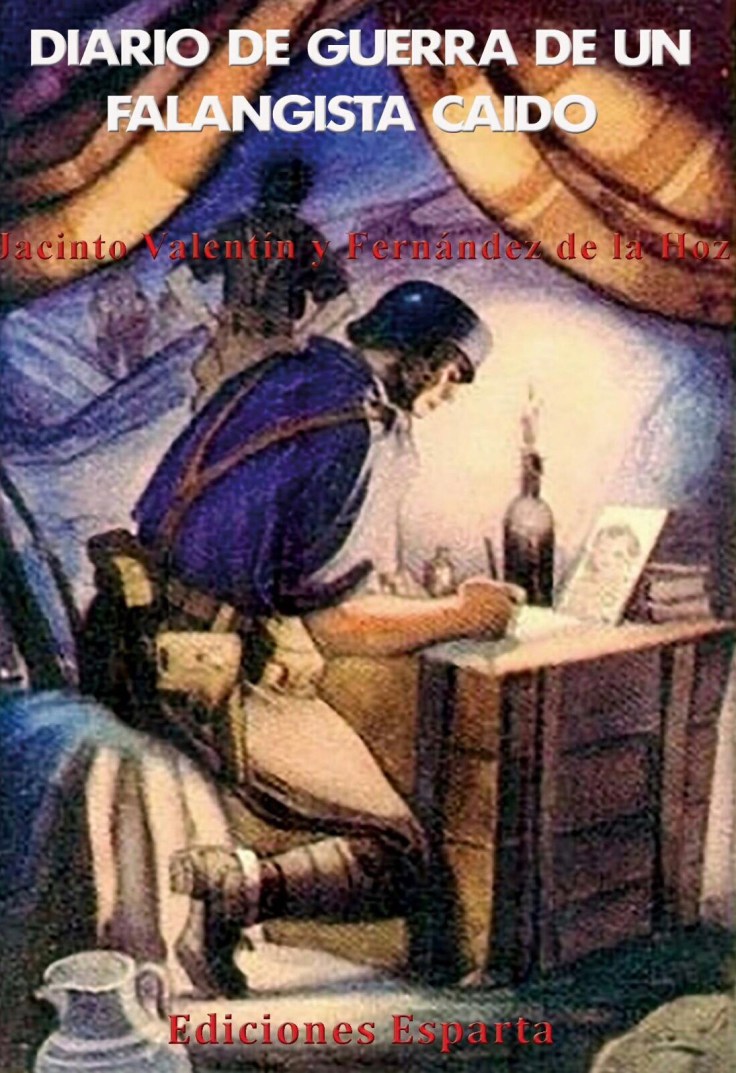 Portada del libro “Diario de guerra de un falangista caído”.