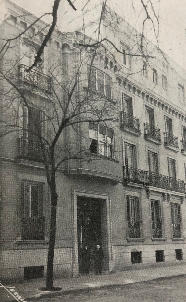 Antigua residencia de Jorge Juan 22 (hoy Jorge Juan 30).