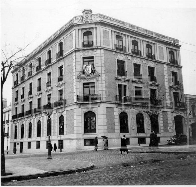 Casa de D. José Calvo Sotelo en la calle Velázquez.