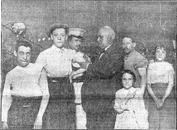 Vacunación en Madrid en 1913.