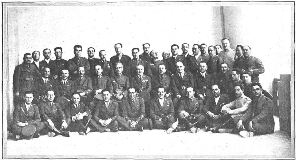 Los profesores de la Academia General Militar. Nuevo Mundo 29-VI-1928.